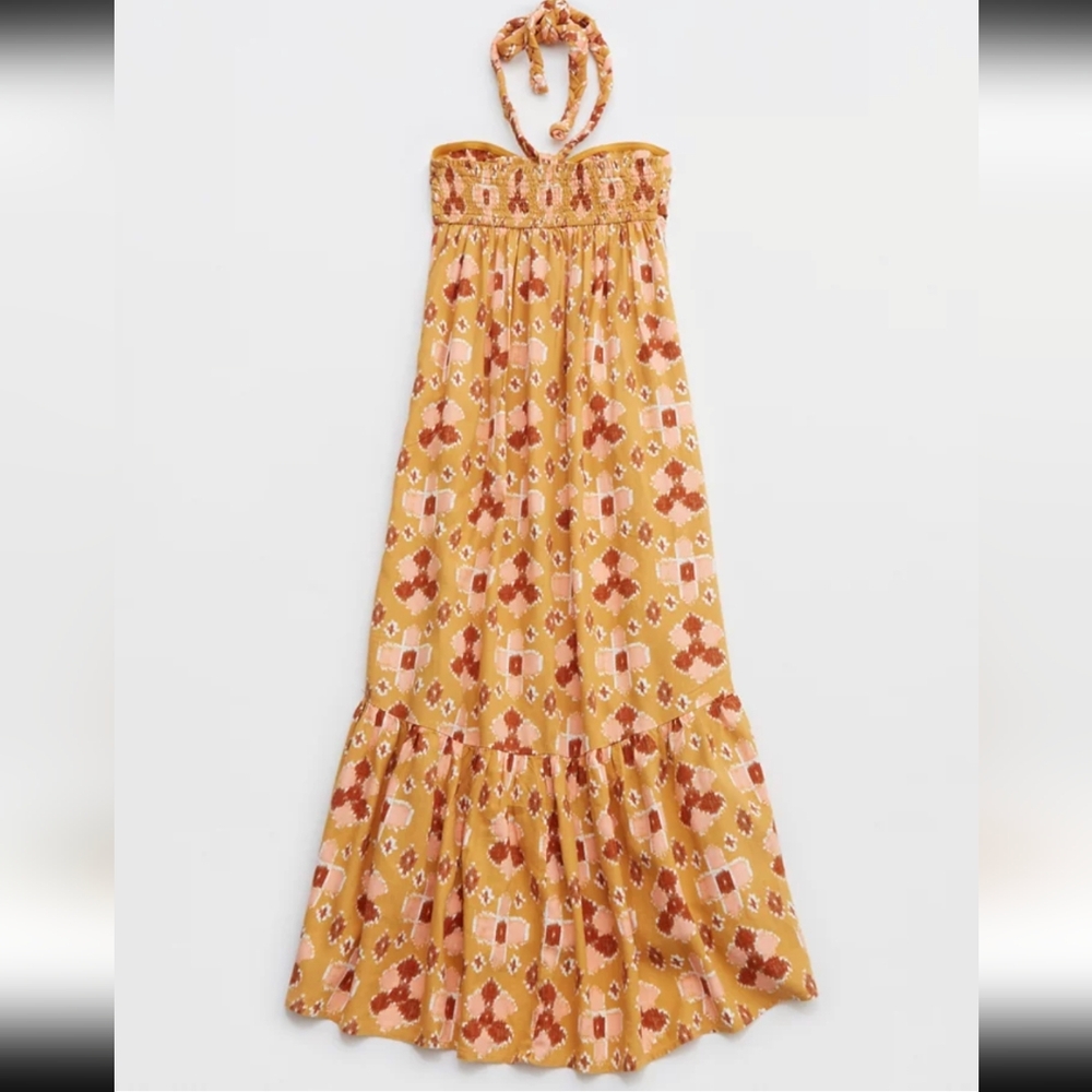 NWT Aerie High Low Halter Maxi Sundress - Picture 5 of 5